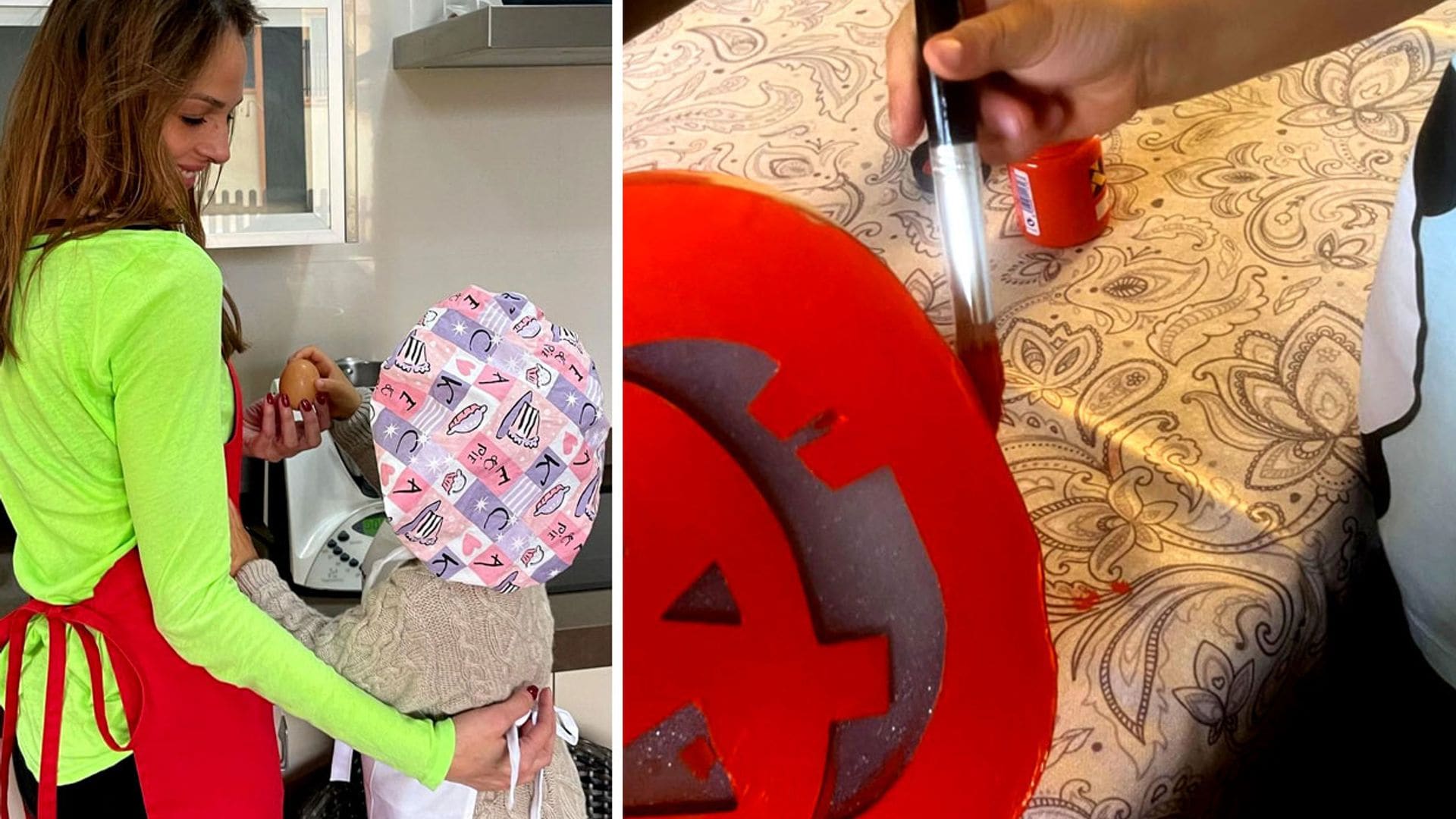 ¡Qué miedo! Eva González y su hijo Cayetano comienzan ya con los preparativos de Halloween