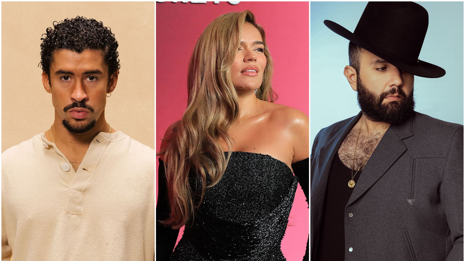 Bad Bunny, Carín León, Karol G y más entre los nominados a Premio Lo Nuestro 2026.