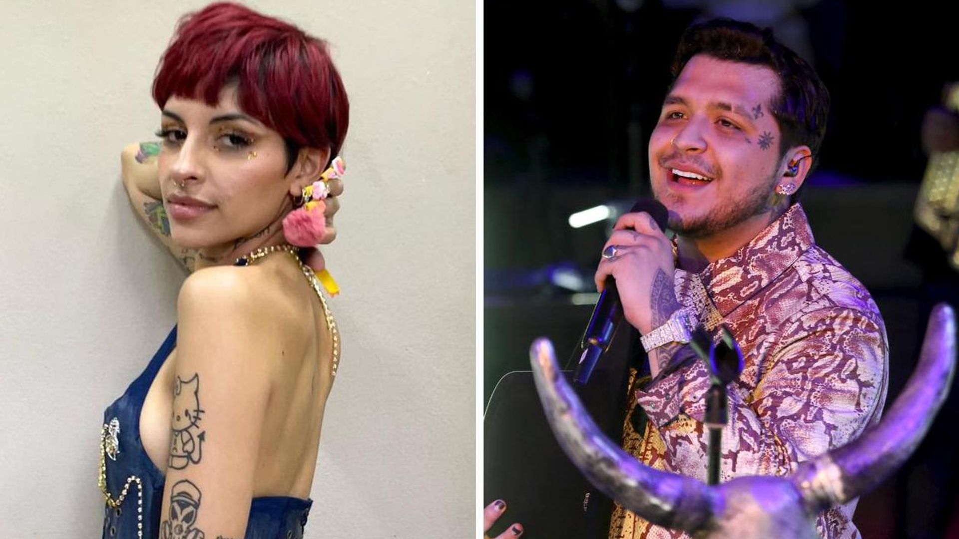Sólo amigos: Cazzu rechaza que entre ella y Christian Nodal exista romance