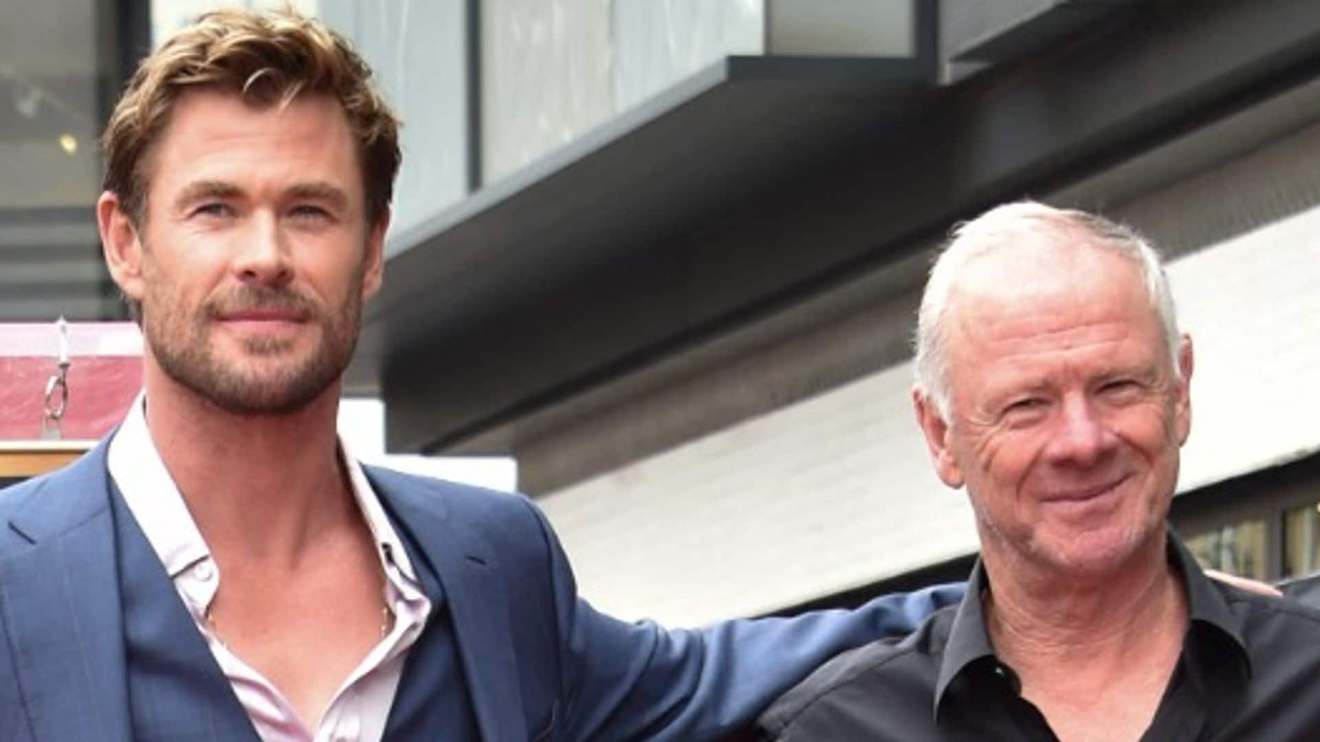 Chris Hemsworth y su familia