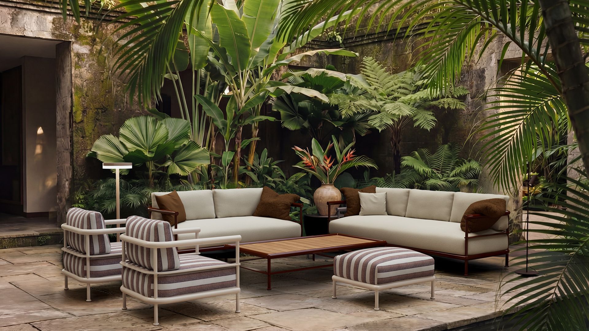Mobiliario de exterior ALIZE by Vincent Van Duysen para Kettal