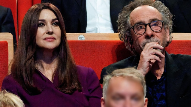 tim burton y monica bellucci