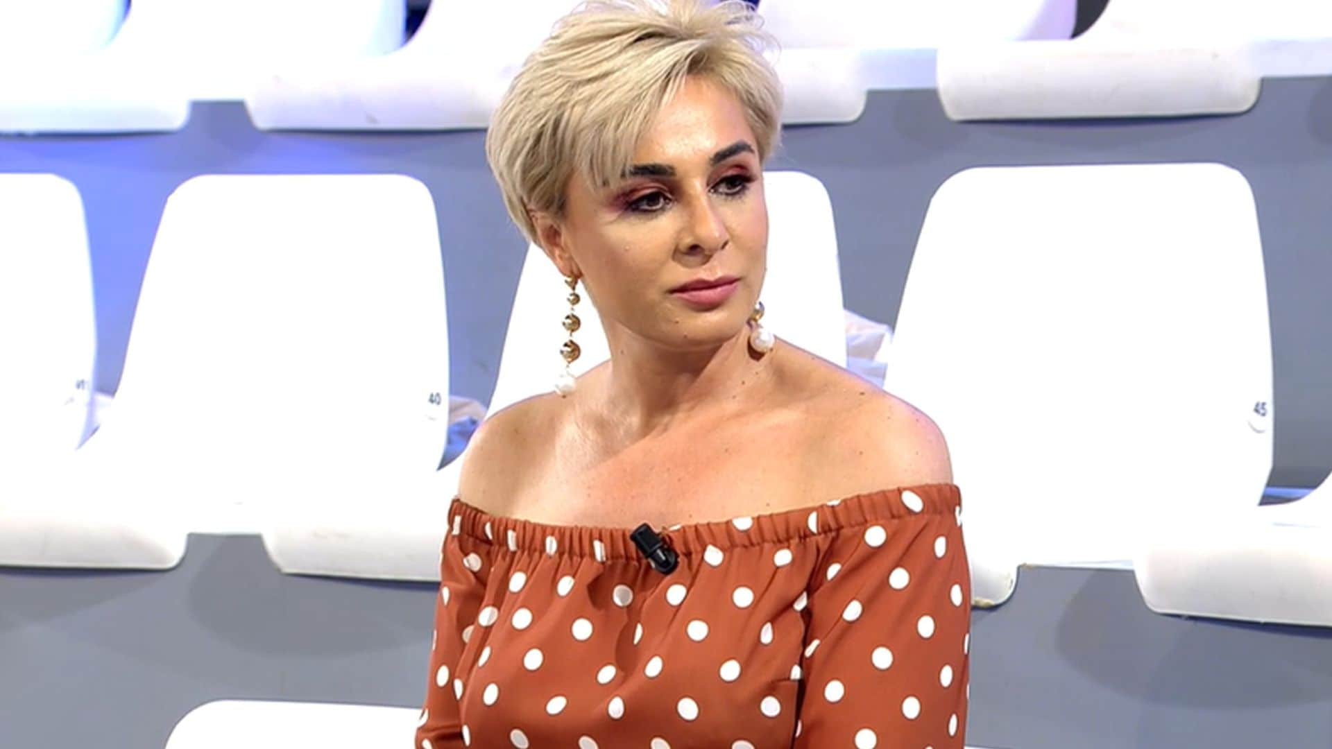 Ana María Aldón, sobre Rocío Flores: 'Tiene momentos de arranque, pero es que lleva lo suyo a la espalda'