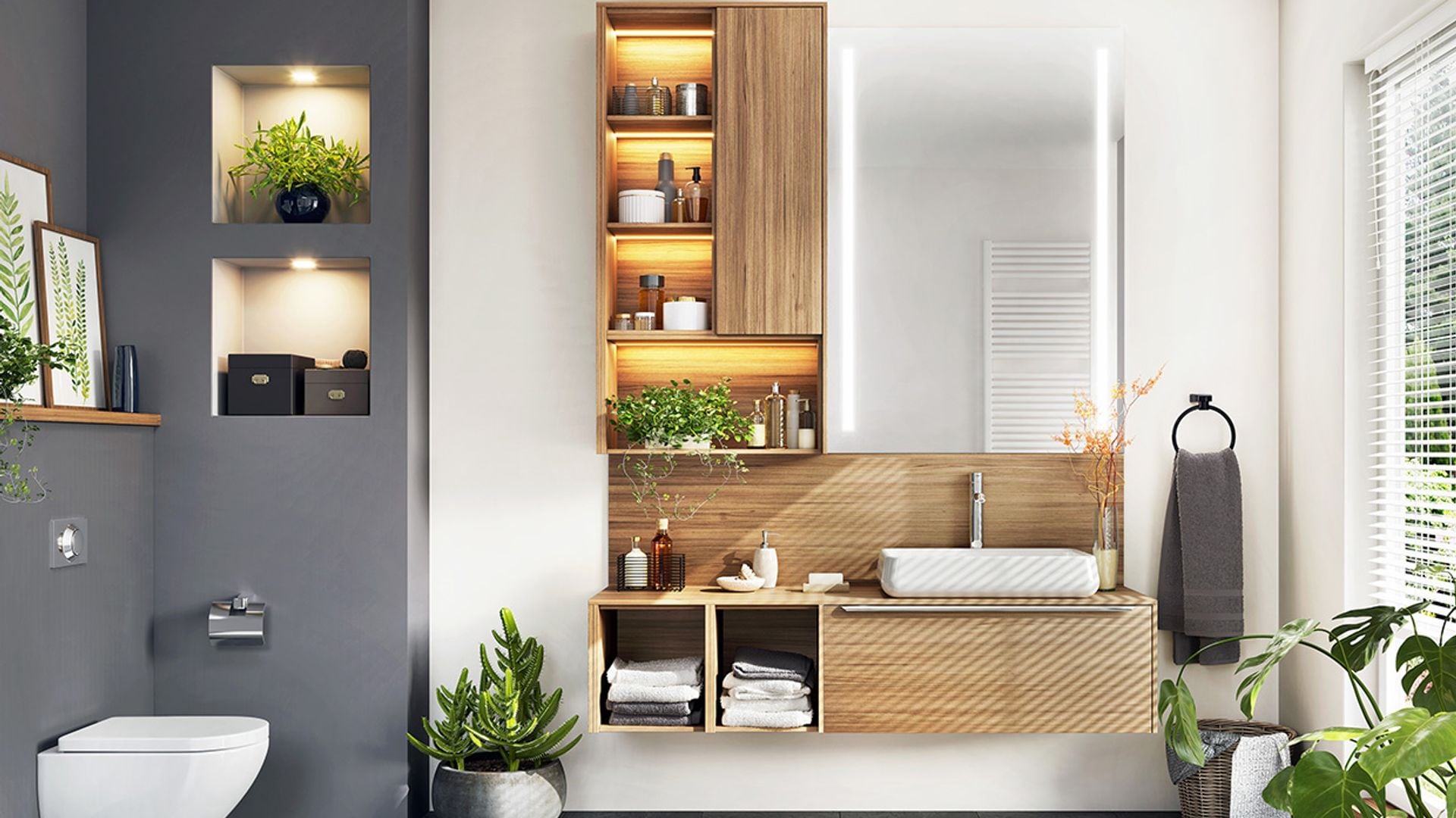 Así deberías ordenar tu baño para que sea más cómodo y funcional