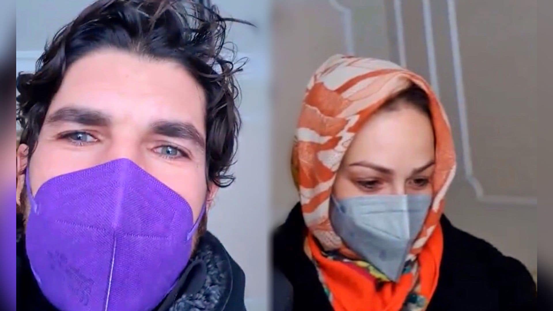 'Bienvenidos a Siberia’, Cayetano Rivera y Eva González se quedan impactados con el fenómeno ‘Filomena’