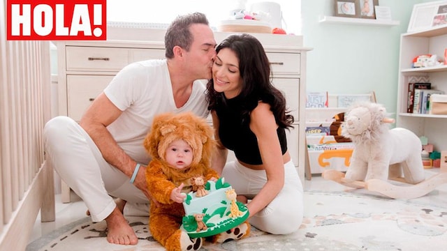 carlos calder n vanessa lyon y su hijo le n