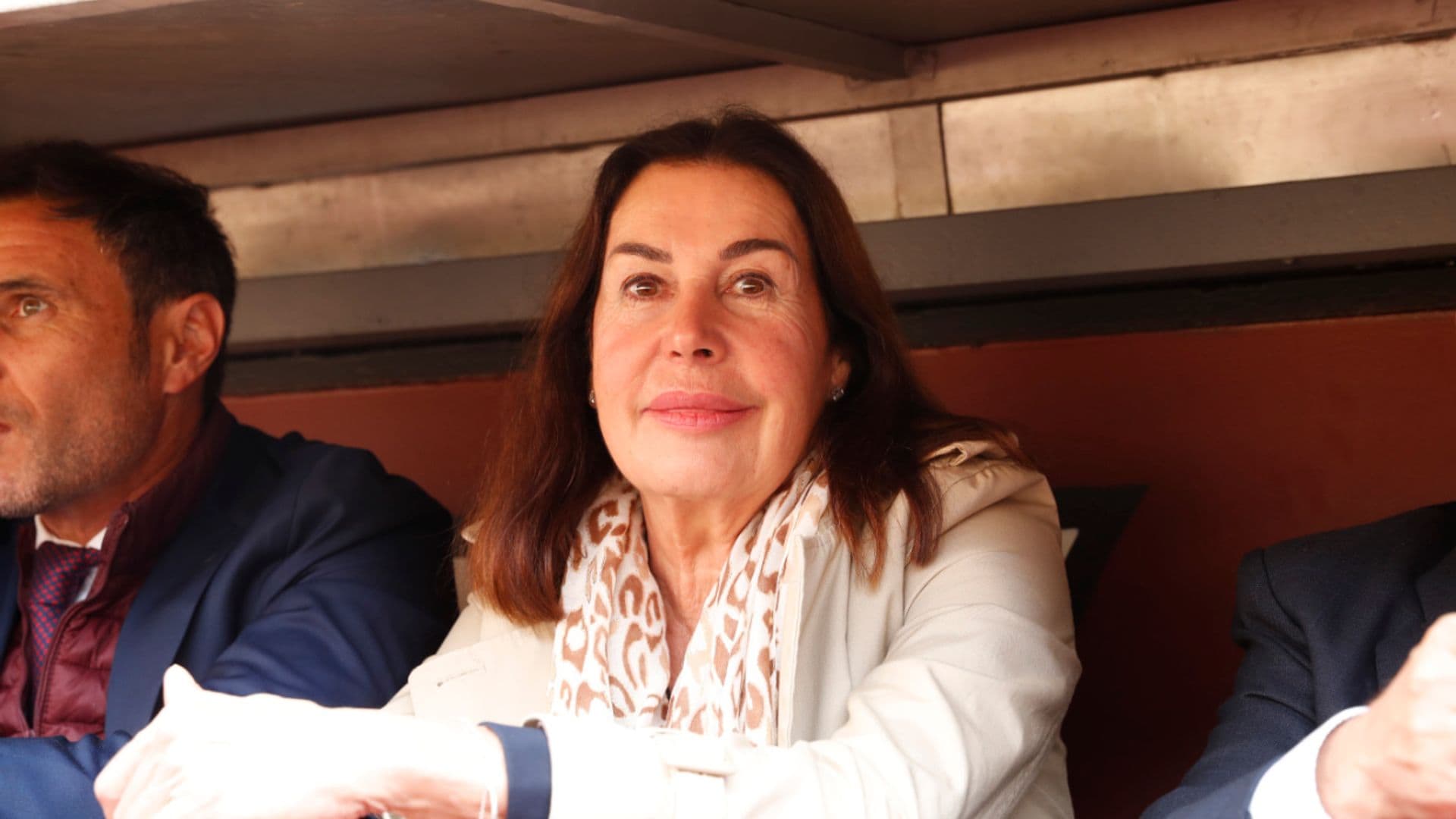 Carmen Martínez-Bordiú reaparece en Las Ventas siete meses después de su último acto público