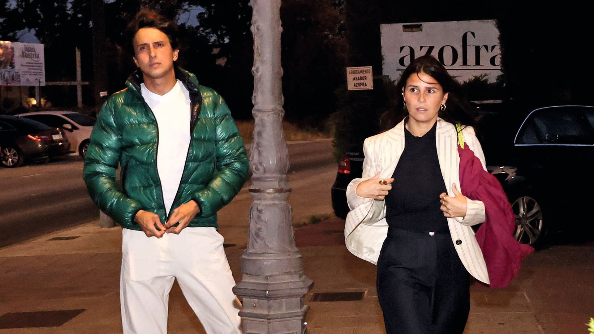 La pareja decidió celebrar el "triunfo" del torero y salir a cenar a un famoso restaurante de Burgos