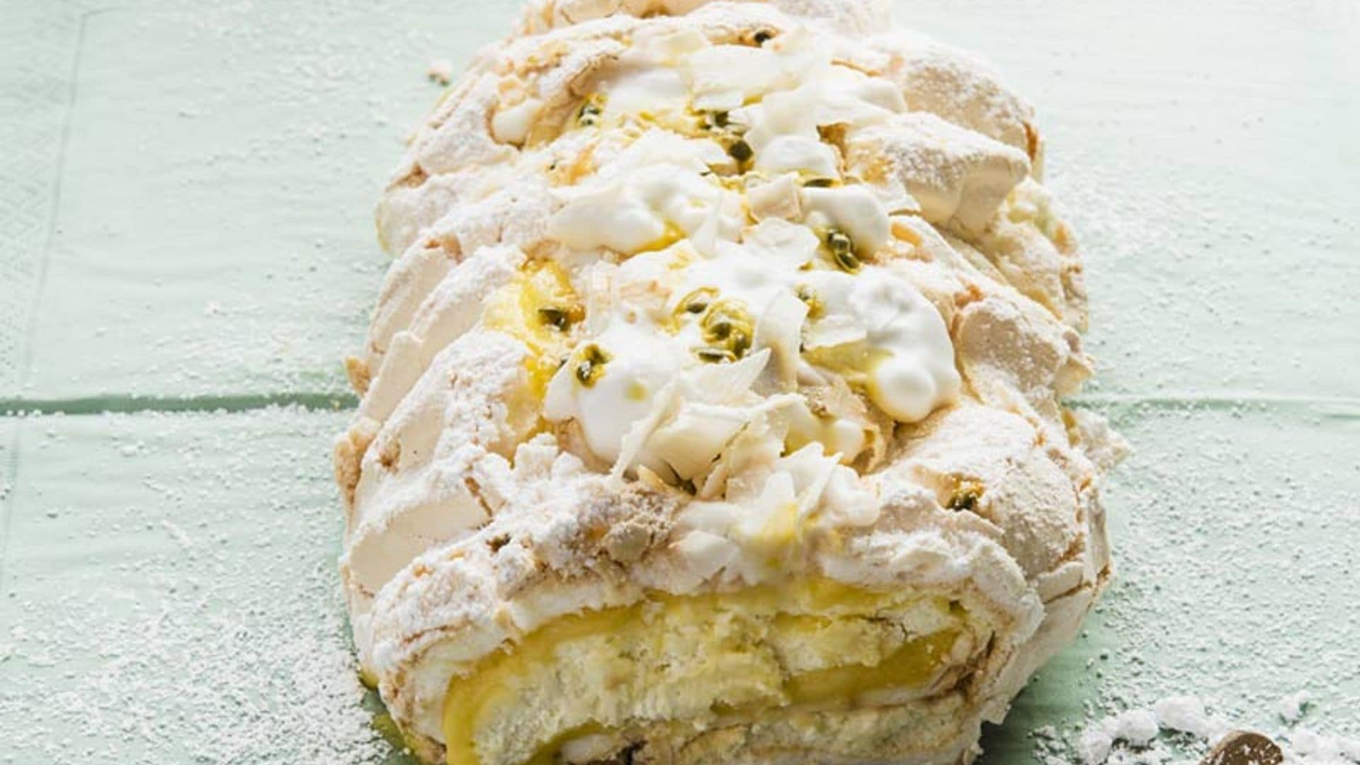 Brazo de mango y maracuyá