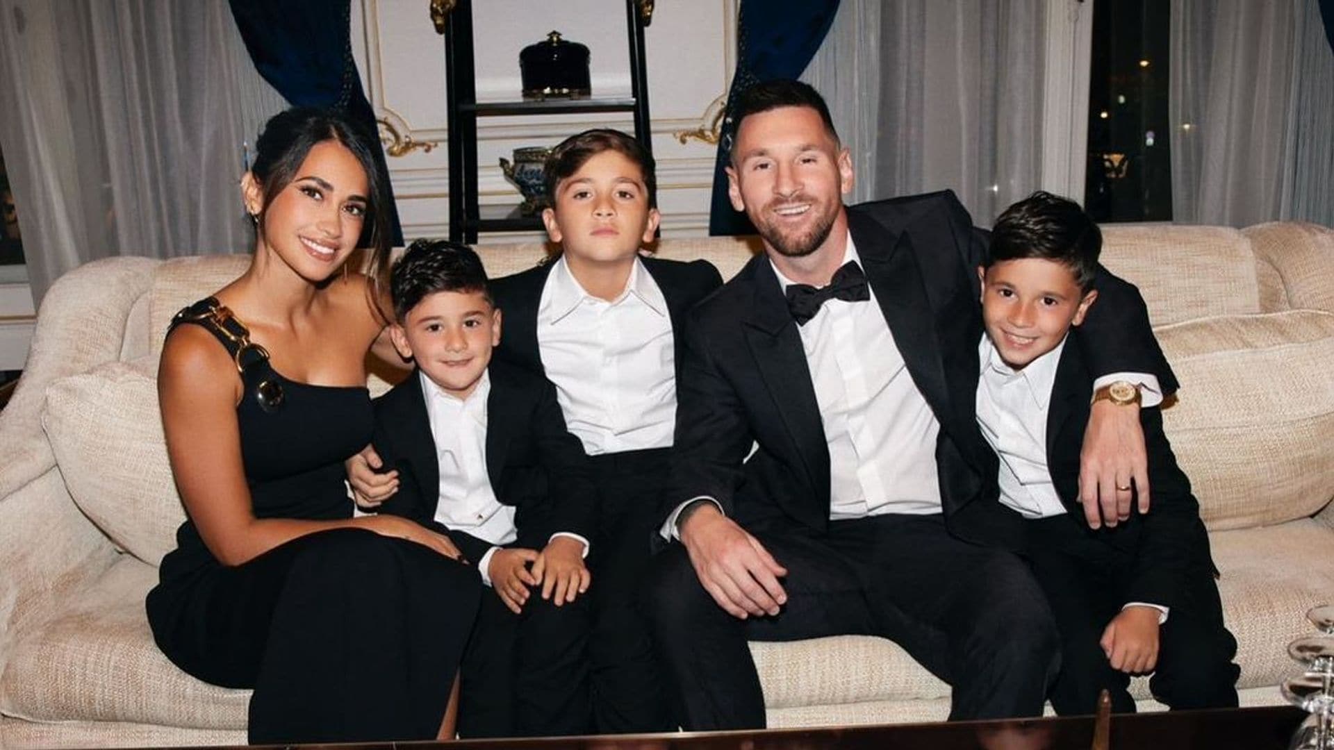 Con un posado familiar y un guiño argentino de David Beckham: así han felicitado a Messi su cumpleaños