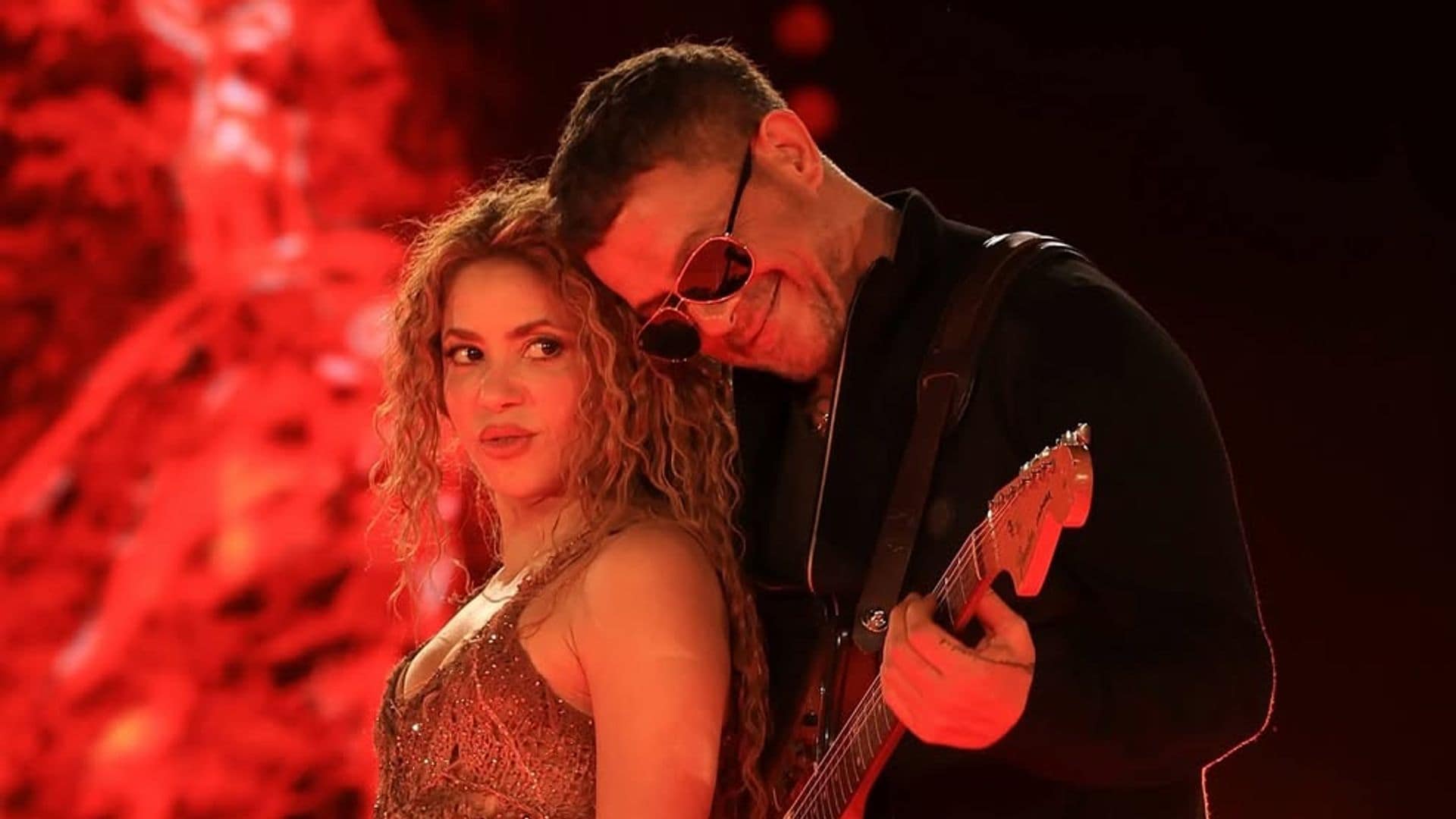 La actuación viral de Shakira y Alejandro Sanz con la novia del cantante entre el público
