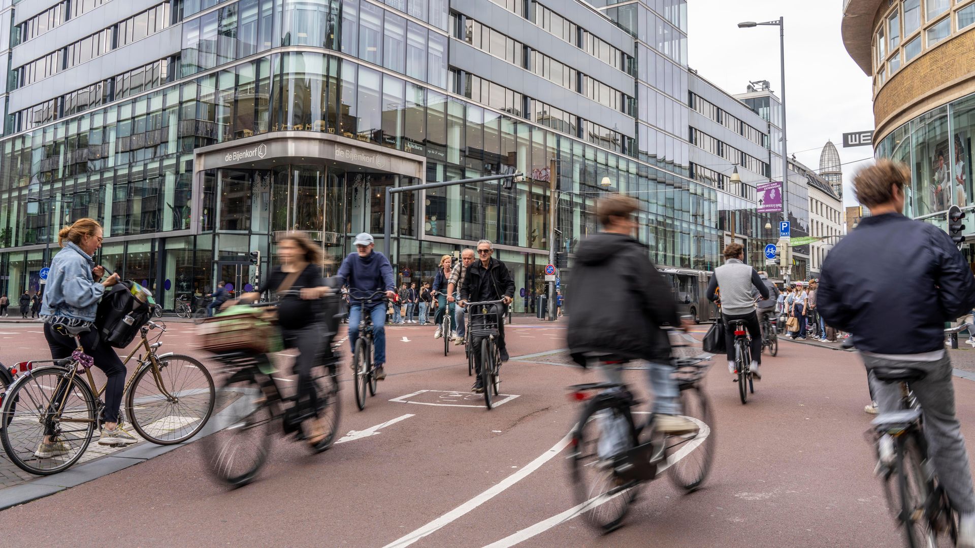 La arteria comercial de la ciudad de Utrecht: Lange Viestraat