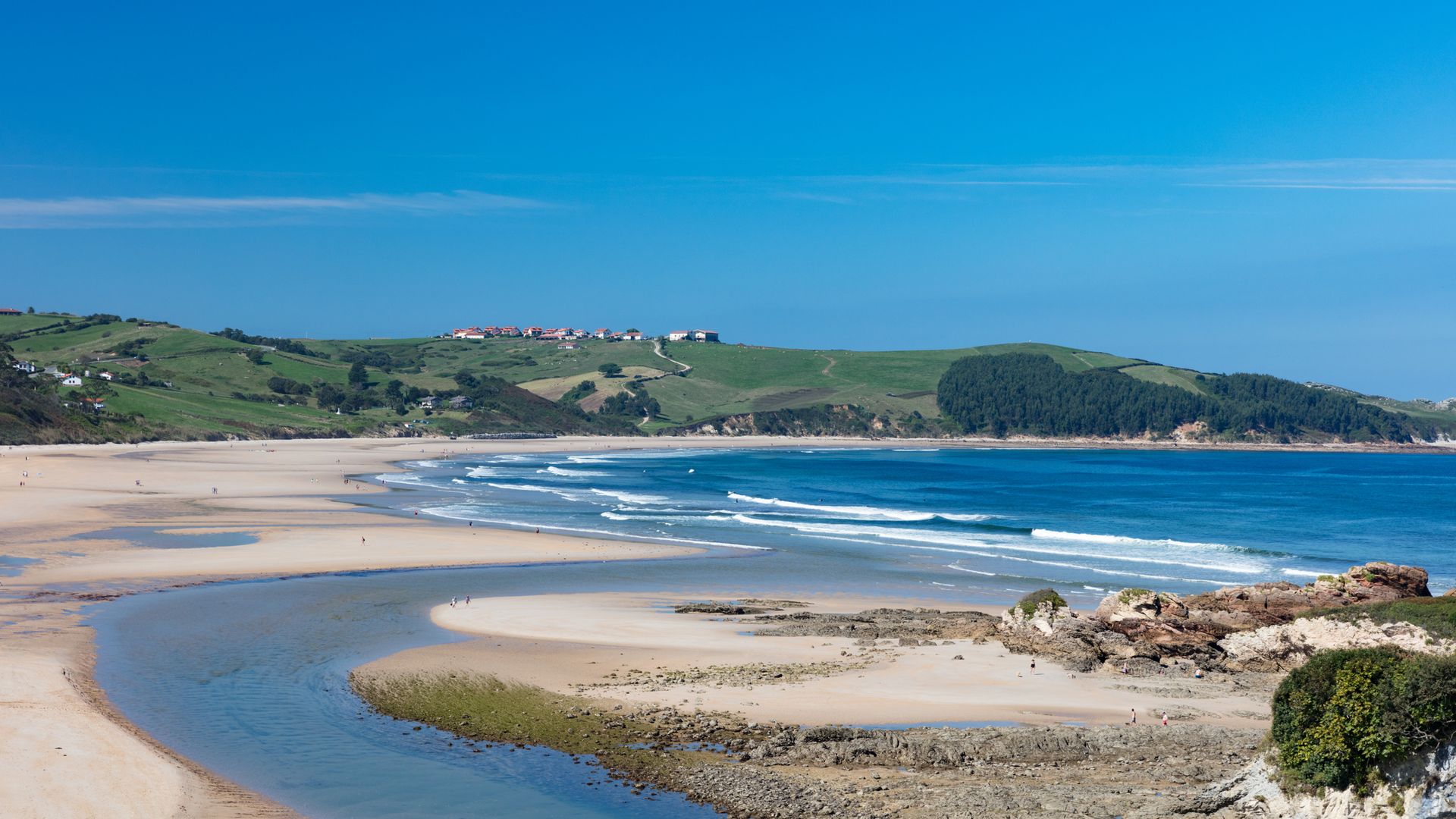 Playa de Oyambre en Cantabria