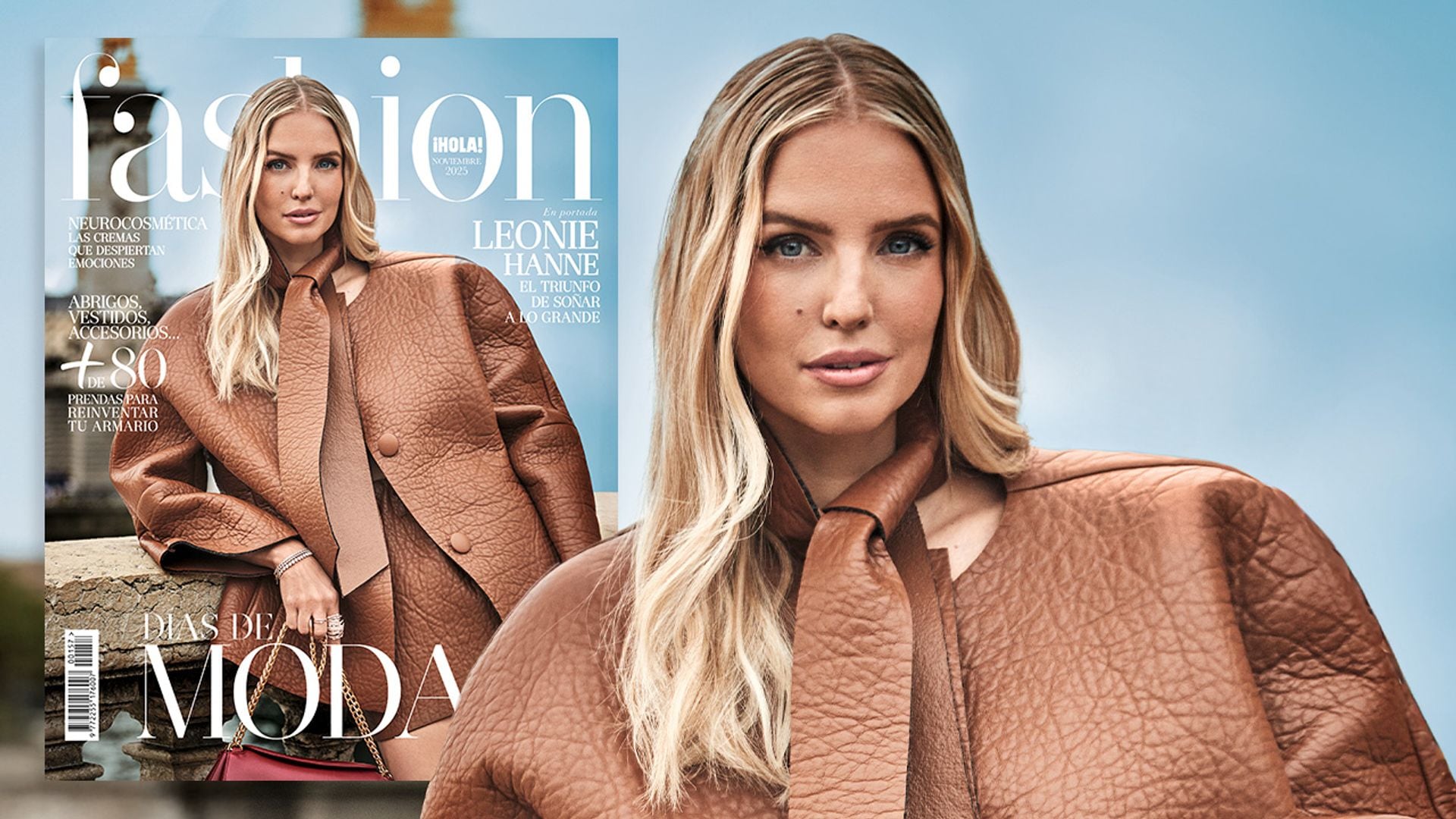 Leonie Hanne portada de FASHION noviembre 2025