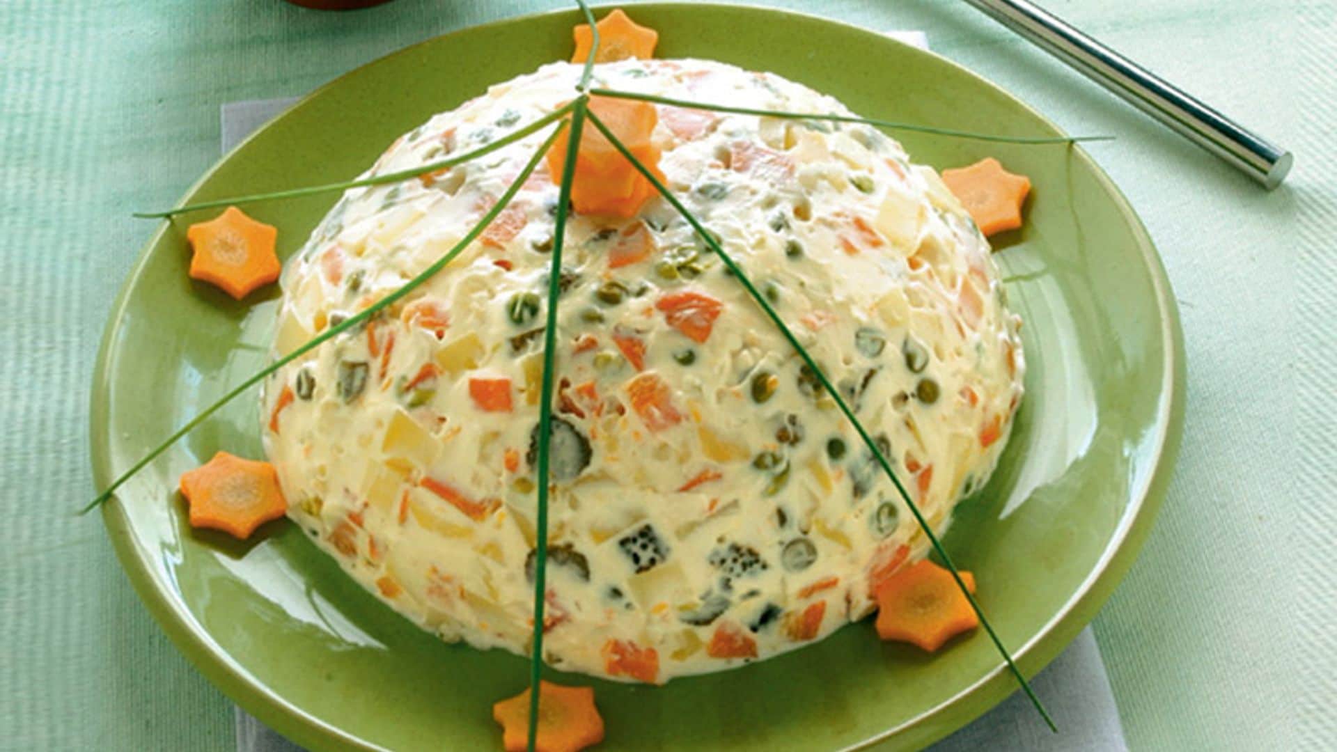 Cúpula de ensaladilla rusa