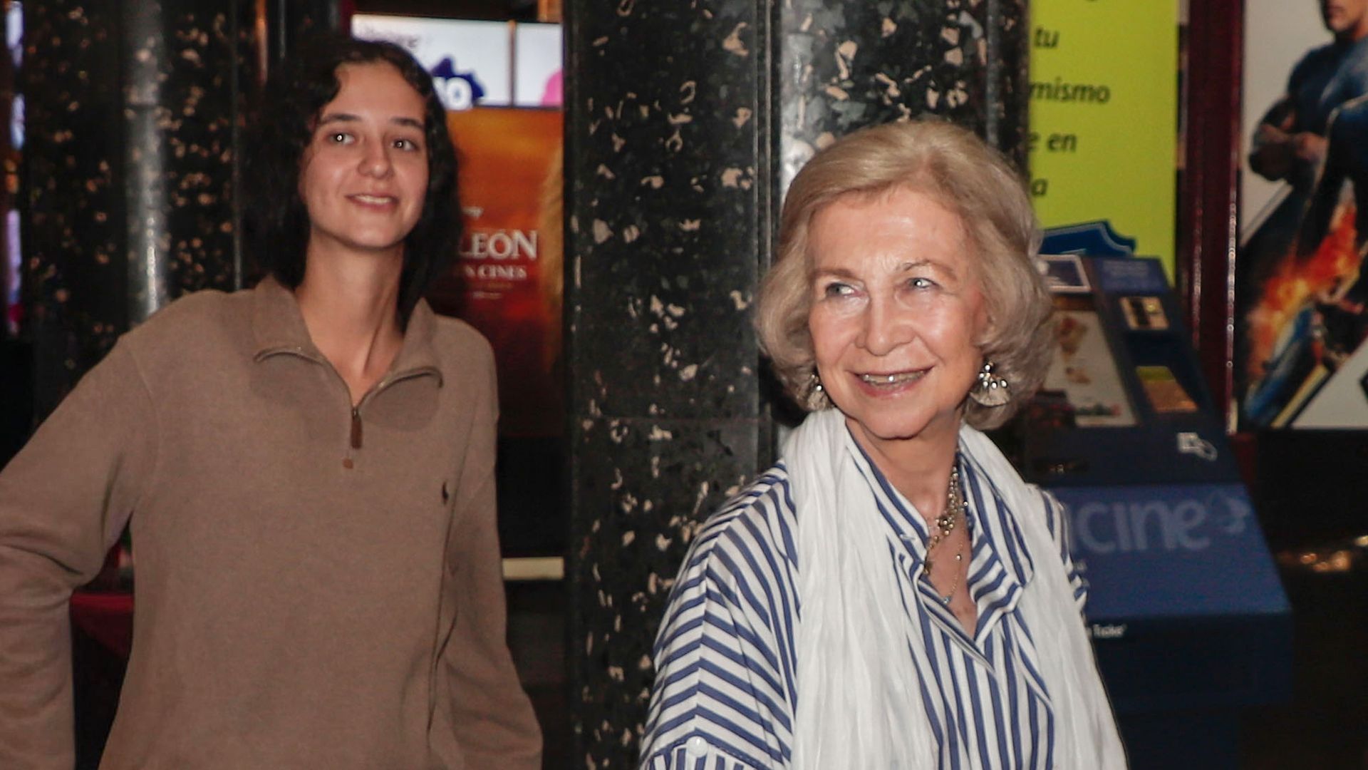 Victoria de Marichalar y su abuela, doña Sofía