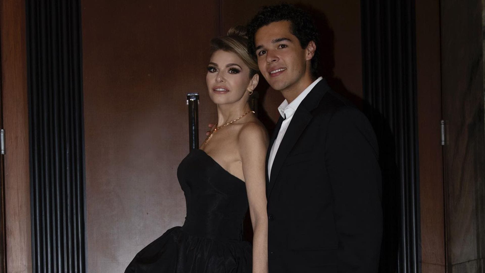 Itatí Cantoral y su hijo, Eduardo Zucchi