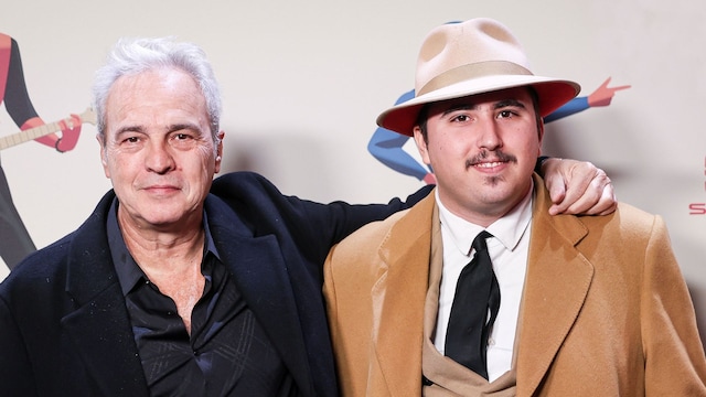 David Summers, de Hombres G, con su hijo Dani