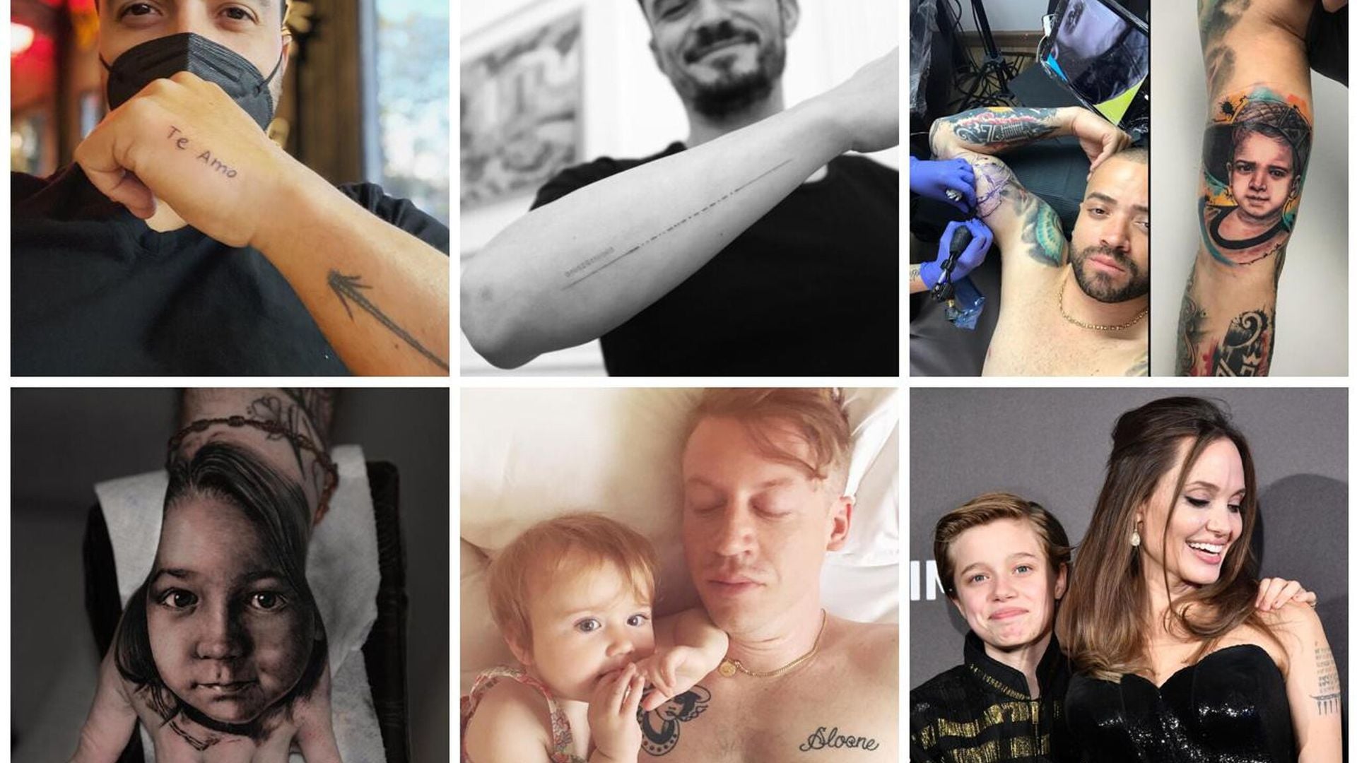 Luis Fonsi, Nacho Mendoza y otros famosos que tienen tatuajes en honor a sus hijos