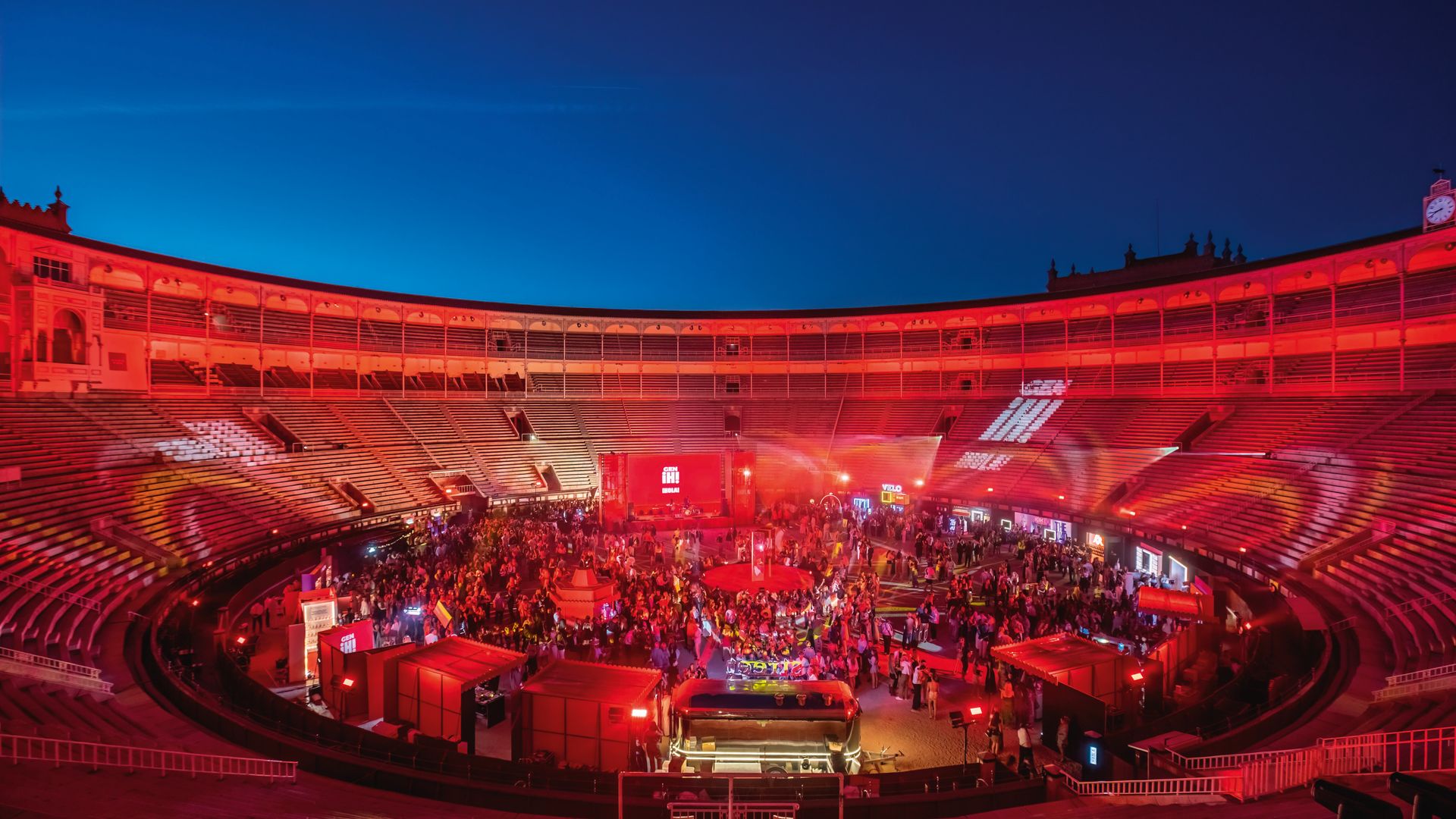 Panorámica de la plaza de toros de Las Ventas, donde reunimos a más de 1.200 invitados