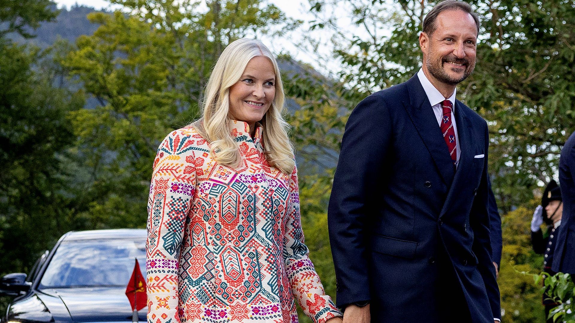 Haakon y Mete-Haakon y Mete-Marit en agosto de 2025Marit en agosto de 2025