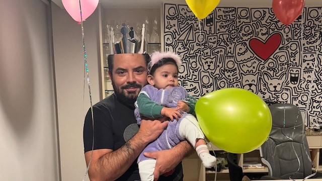 El próximo 30 de junio Tessa, hija de José Eduardo Derbez, celebrará su primer cumpleaños.