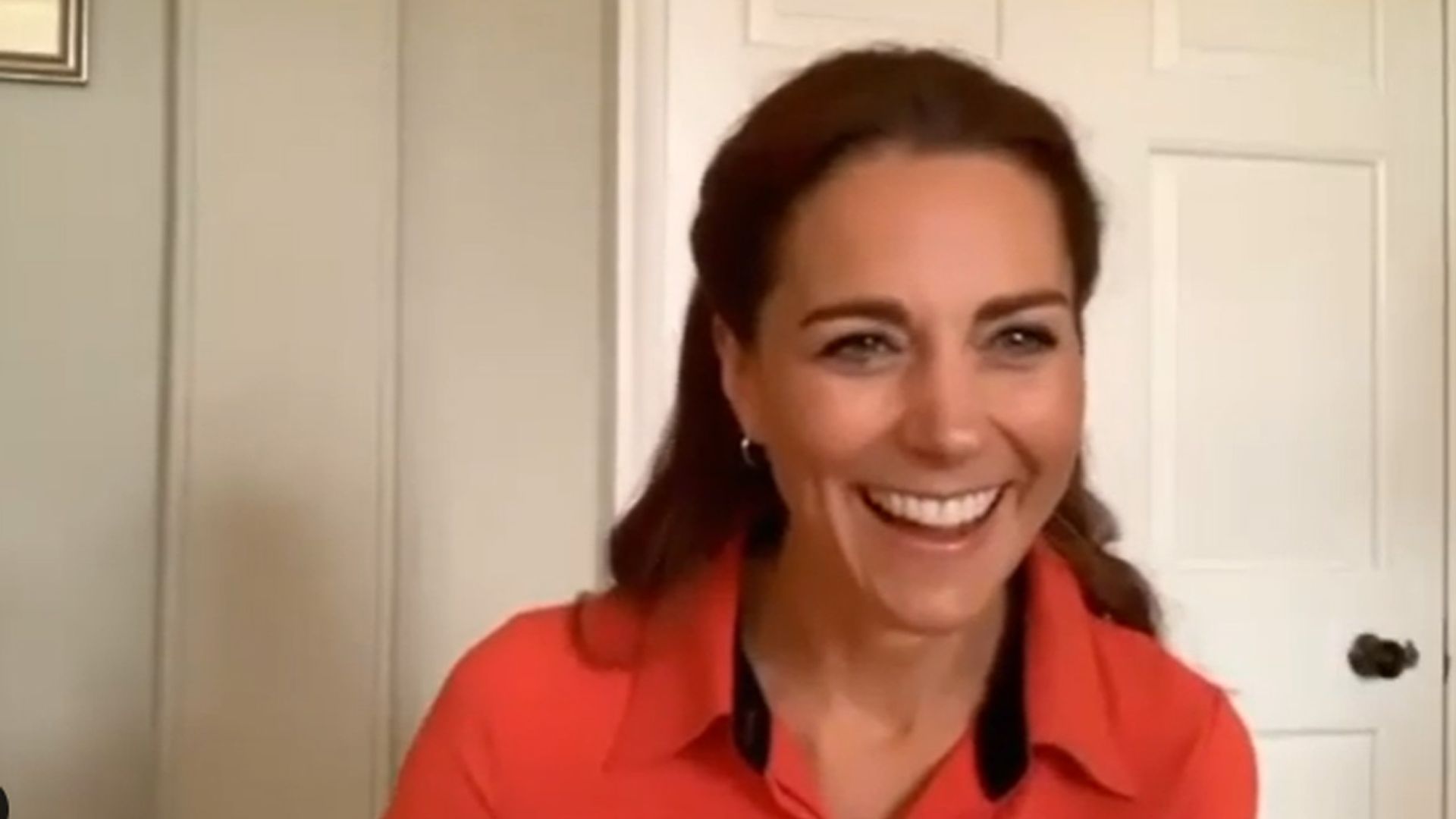 La sorpresa que recibió la duquesa de Cambridge en su última videollamada
