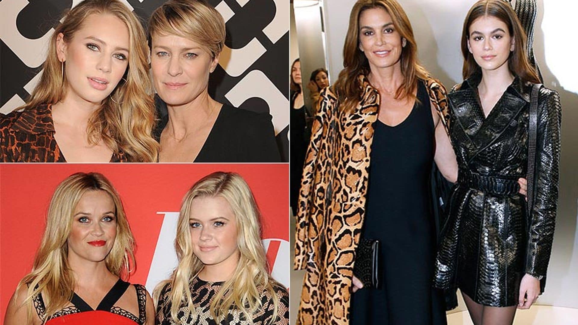 Madres e hijas que causan sensación por su belleza, glamour y su gran parecido