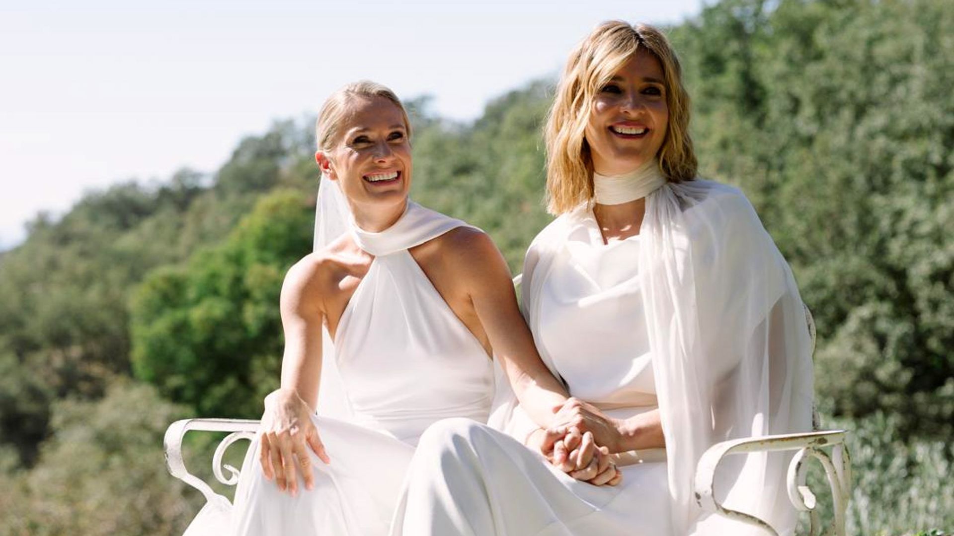 Sandra Barneda y Pascalle Paerel, el día de su boda