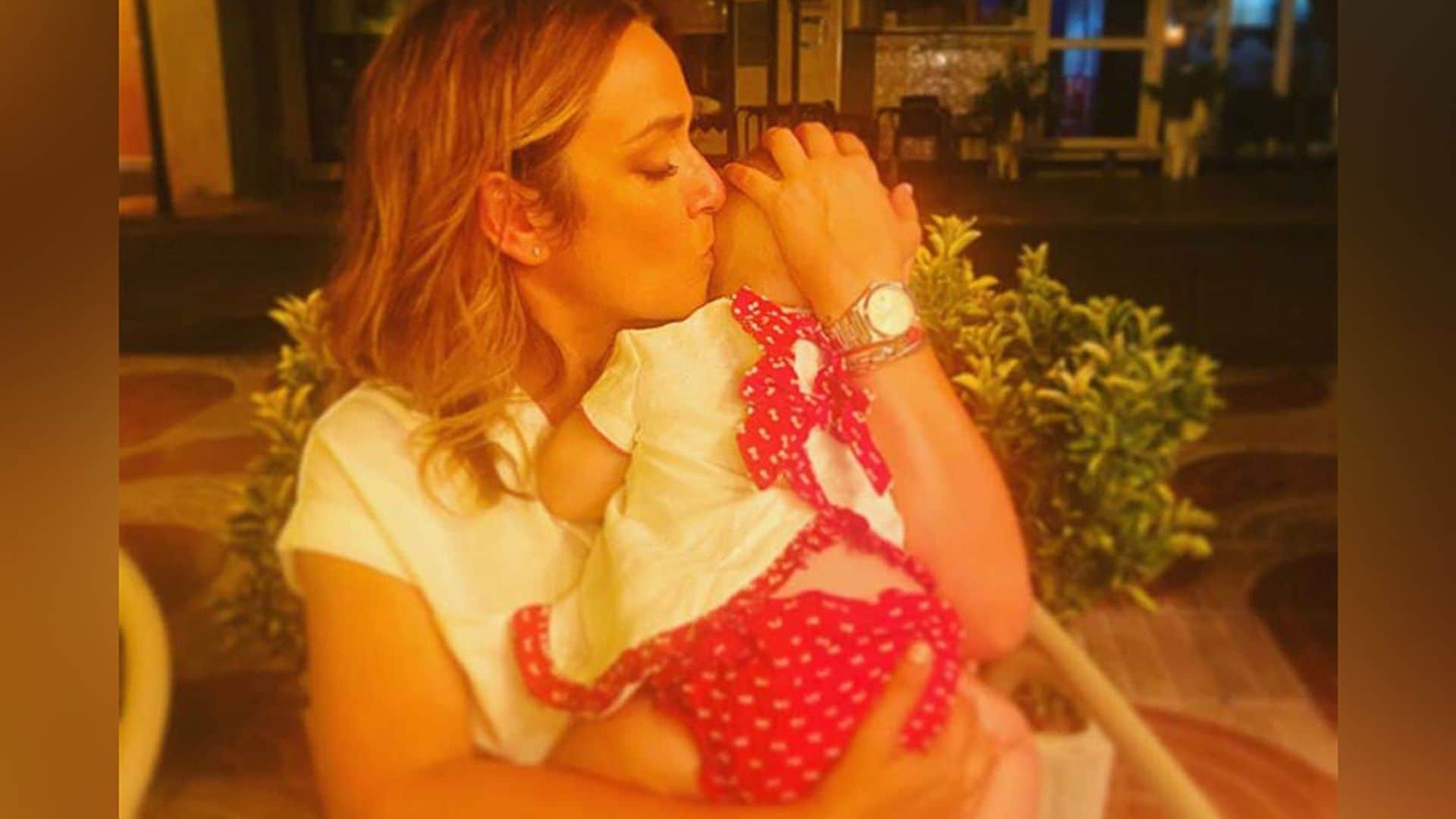 Toñi Moreno comparte emocionada los primeros pasos de su hija Lola