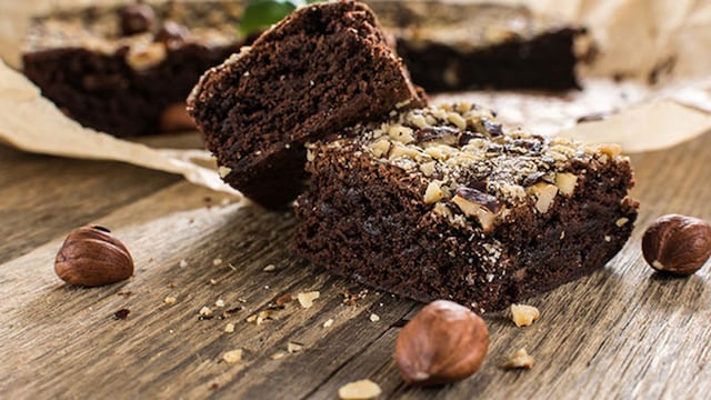 brownie sin harina