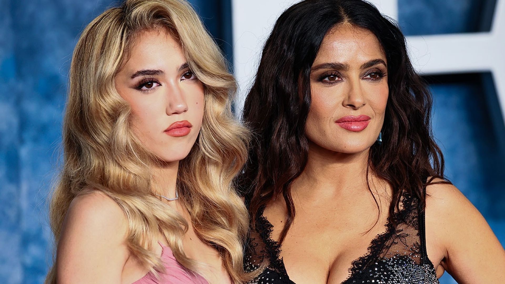 Salma Hayek y su hija Valentina dan lecciones de estilo con su segundo look en la noche de Oscar