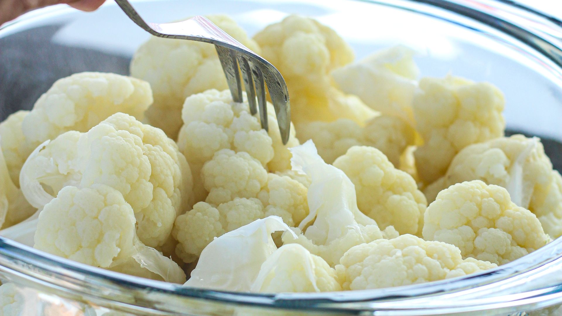 Coliflor al vapor