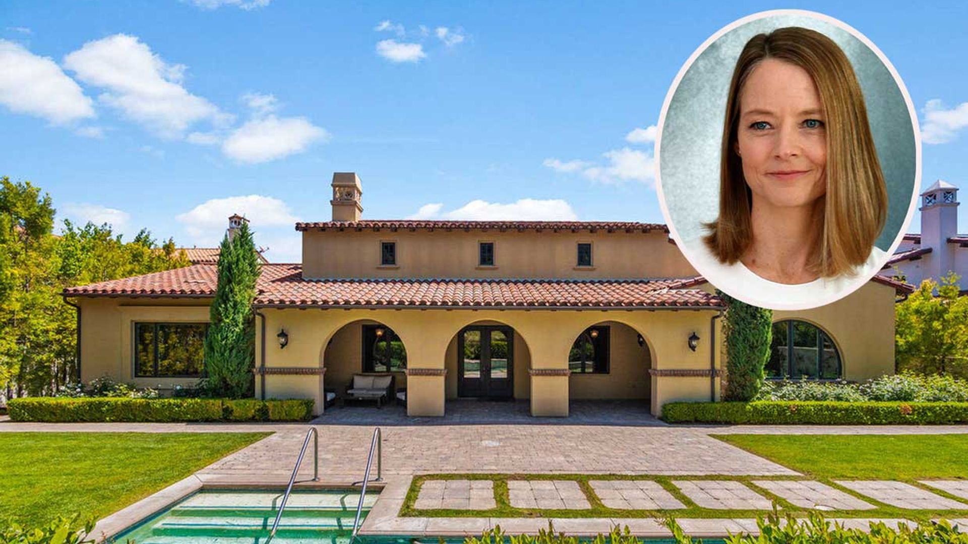 Entramos en la espectacular mansión de estilo colonial que Jodie Foster ha puesto a la venta