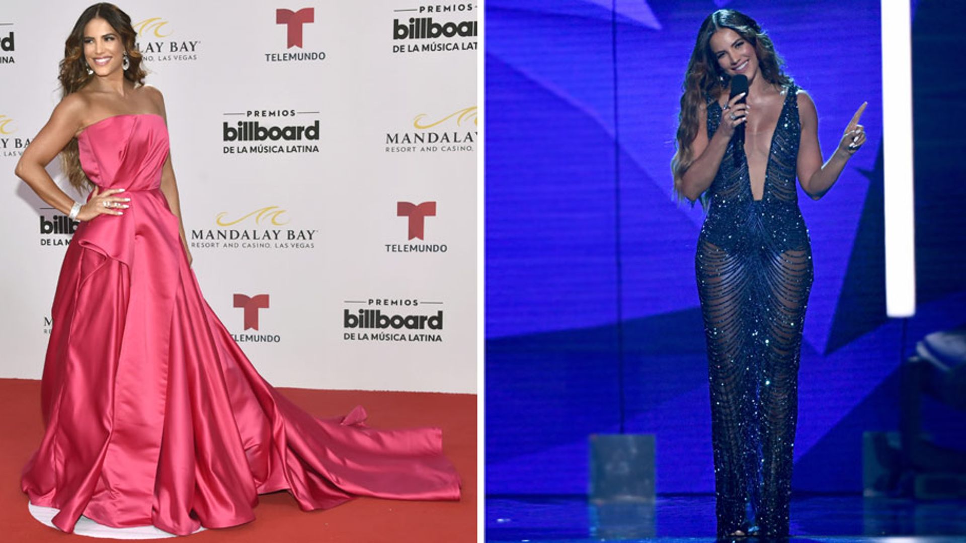 ¡Lo hizo otra vez! Gaby Espino impactó con 4 looks en los Latin Billboard