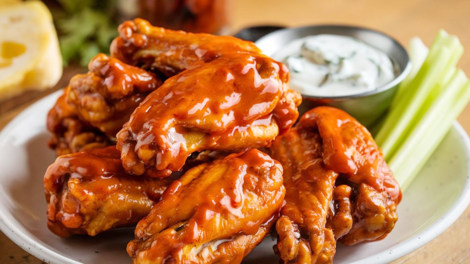Alitas de pollo al estilo de EEUU.