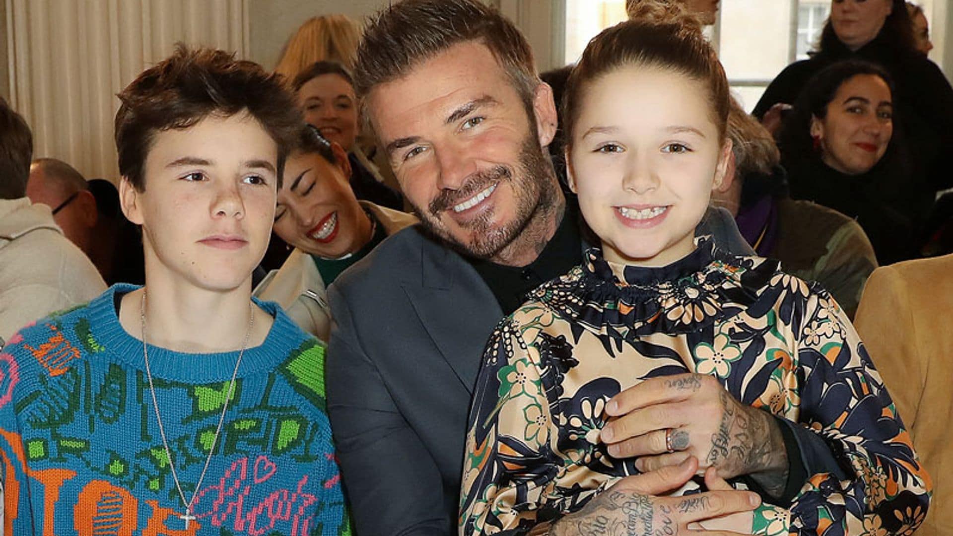 Harper Beckham, la otra gran protagonista en el desfile de Victoria
