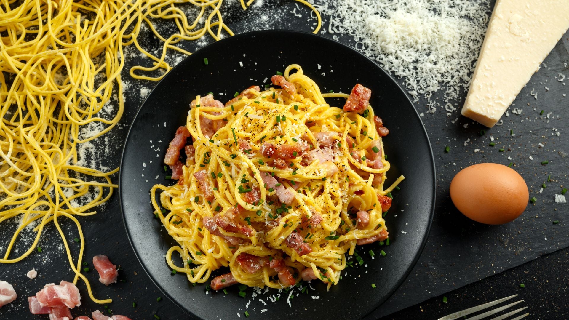 Espaguetis carbonara