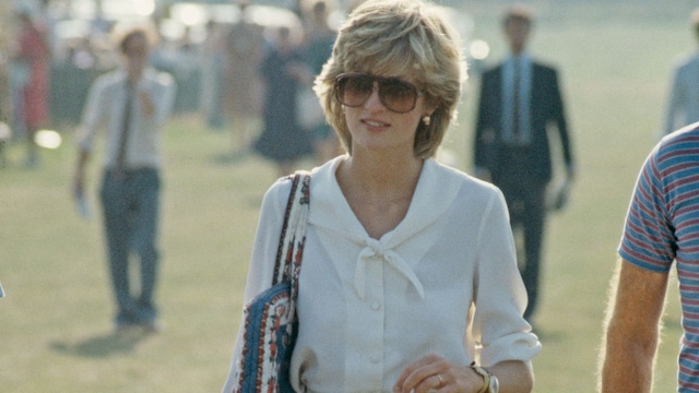 Diana de Gales en un partido de polo