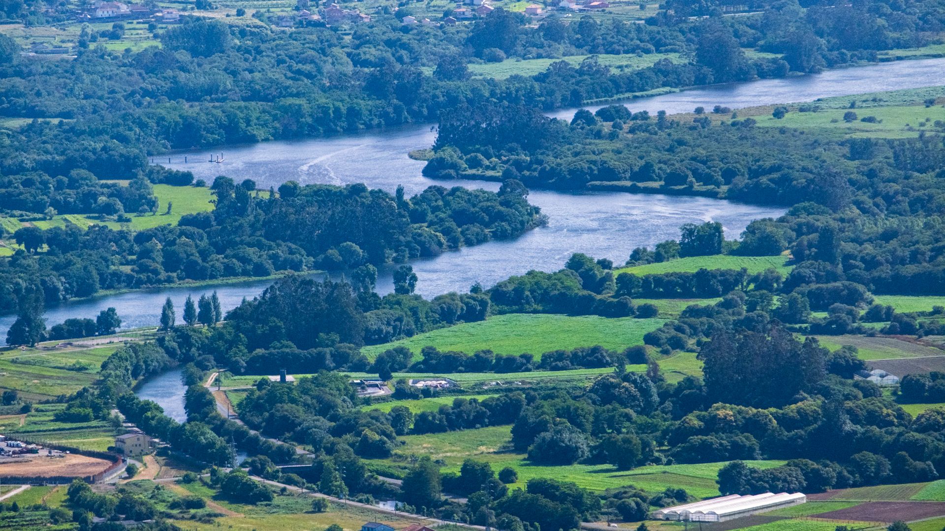 Río Ulla en Padrón, A Coruña