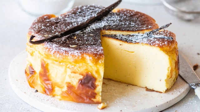Tarta de queso al horno