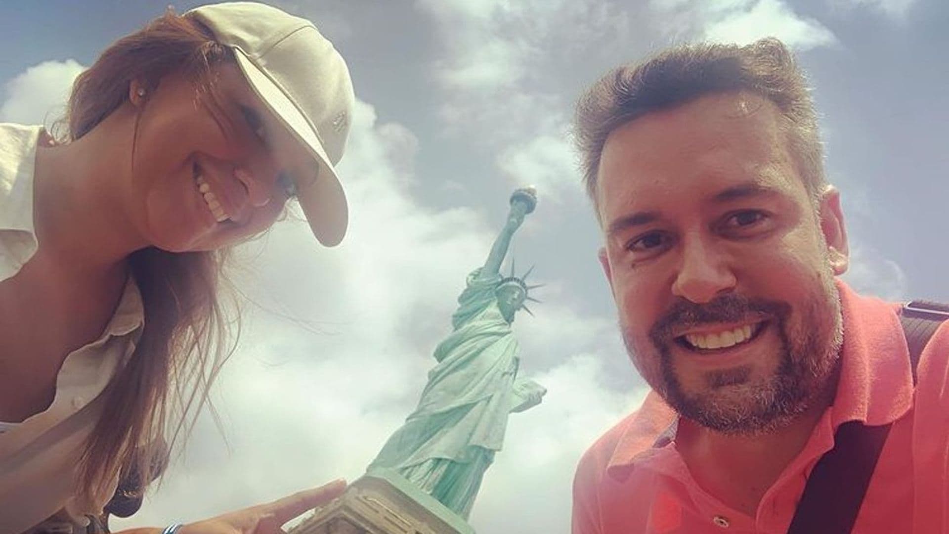 Así está siendo la luna de miel de Kike Calleja y Raquel Abad en Nueva York