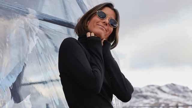 María Hernandez con camiseta térmica negra de Ysabel Mora