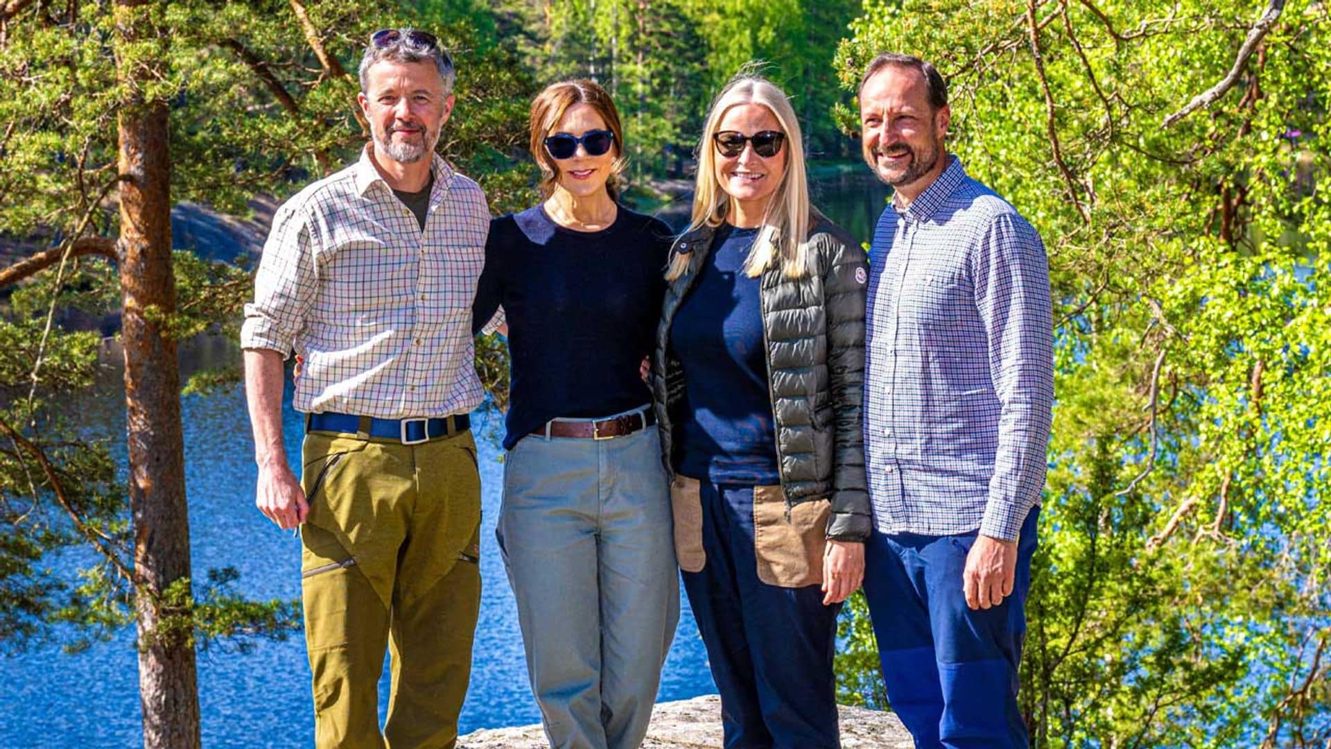 El segundo día de los reyes Federico y Mary en Noruega: visita a un bosque de cuento, almuerzo de etiqueta y cita en el paseo marítimo