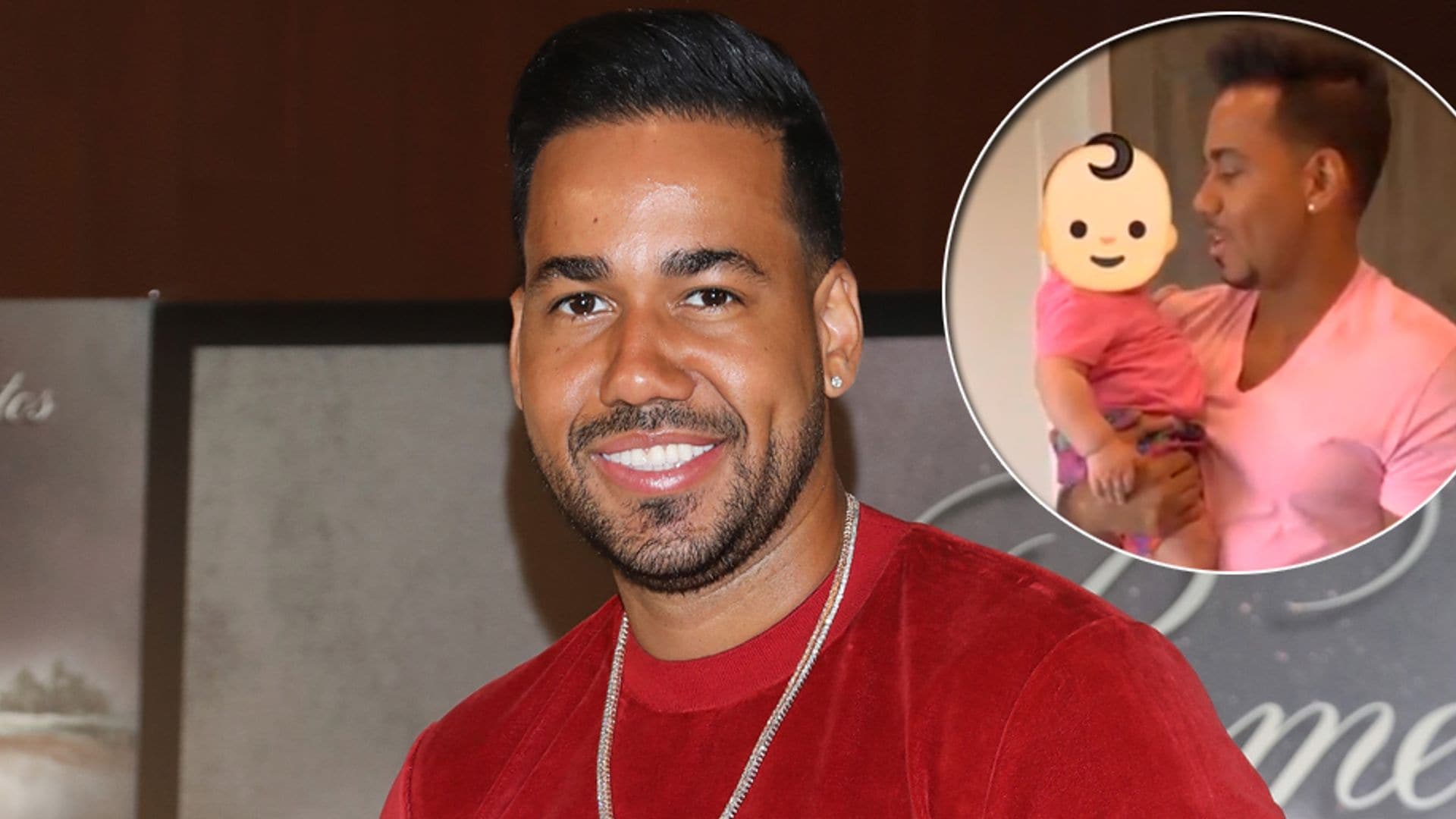 ¡Lo más dulce! Romeo Santos comparte un tierno video cantándole a su bebé