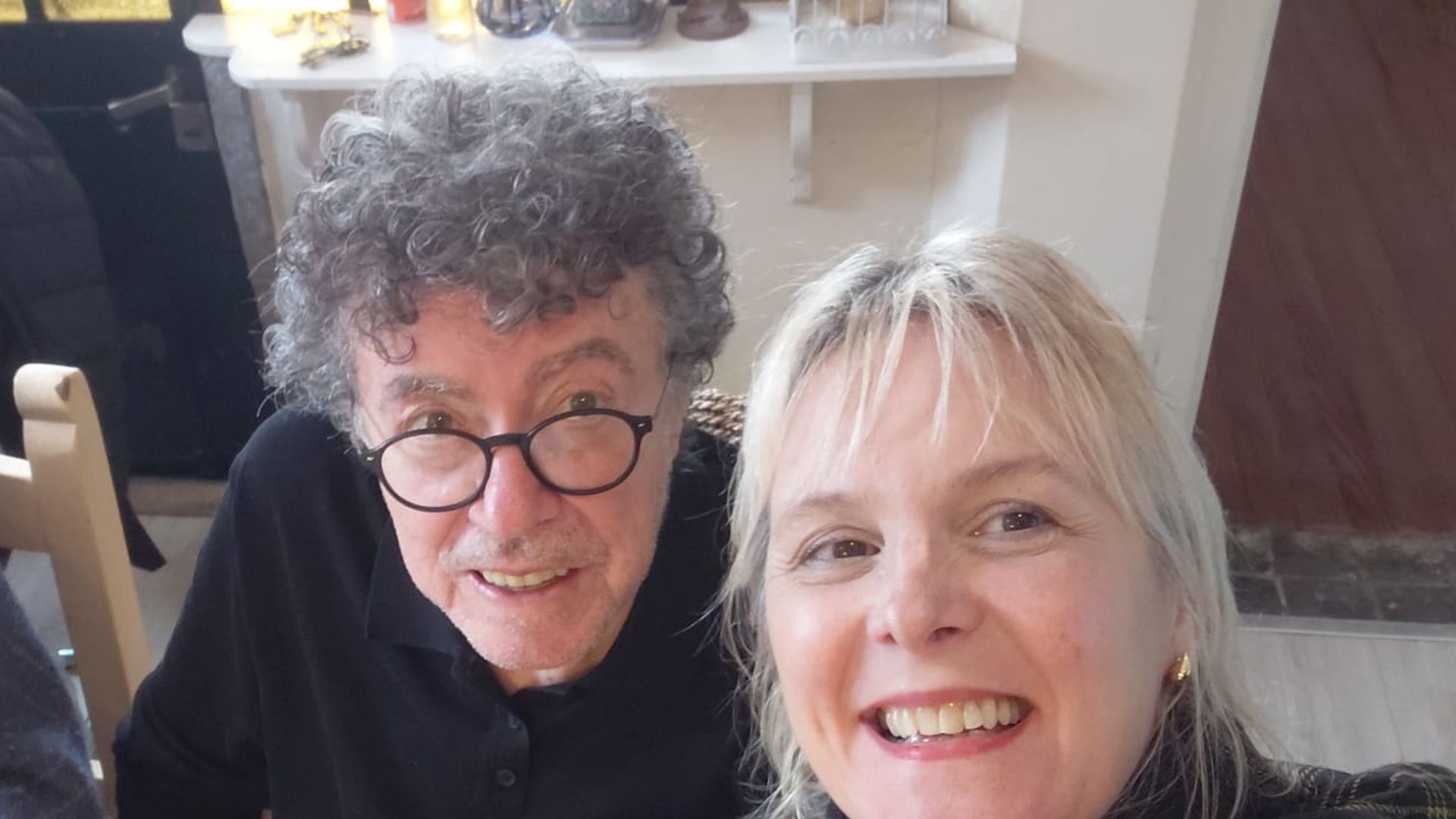 Piero con su esposa Mariana Schettini.