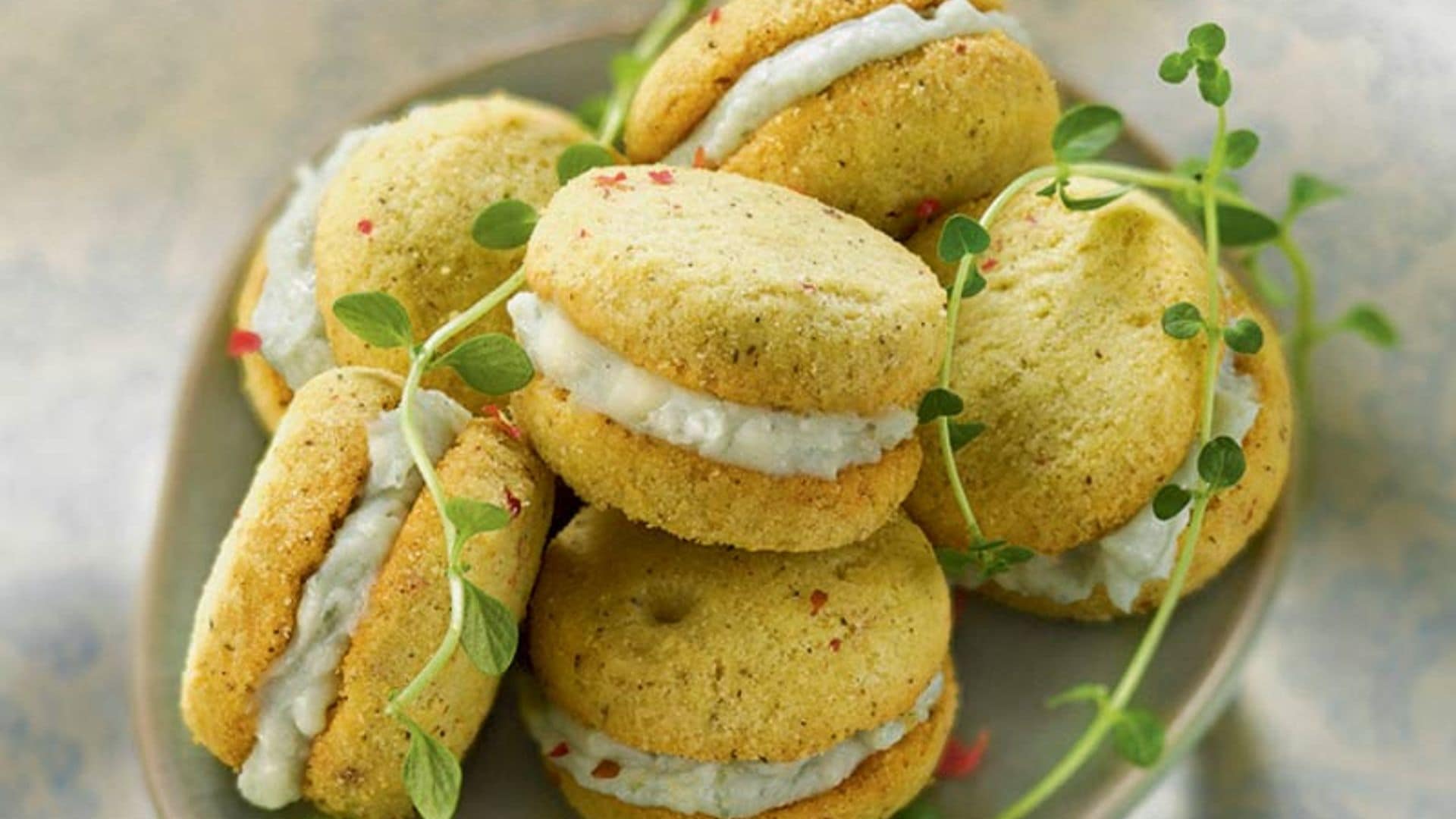 Galletitas de queso al tomillo