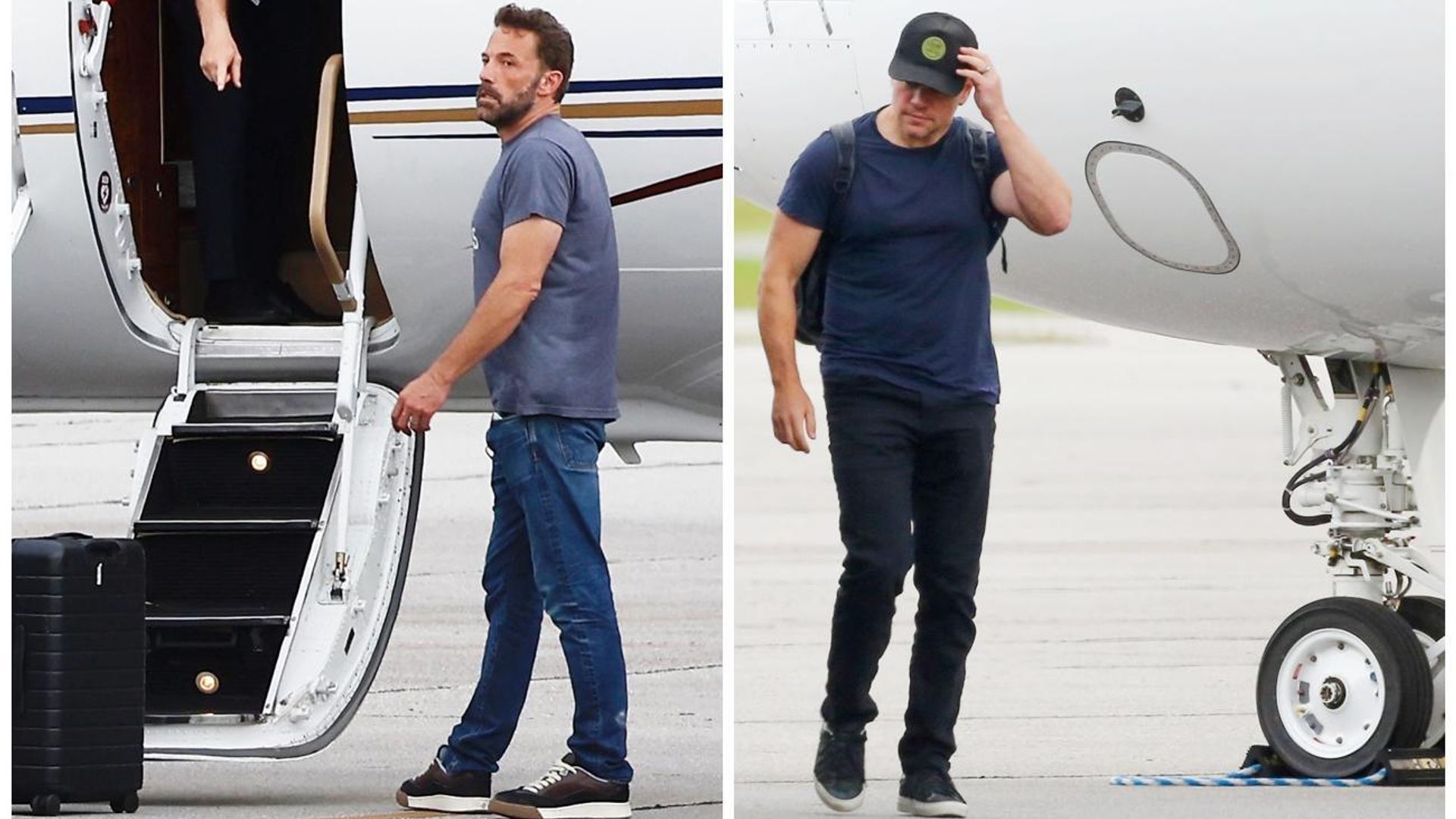 Ben Affleck es fotografiado dejando Georgia con Matt Damon, ¿y qué hay de Jennifer Lopez?