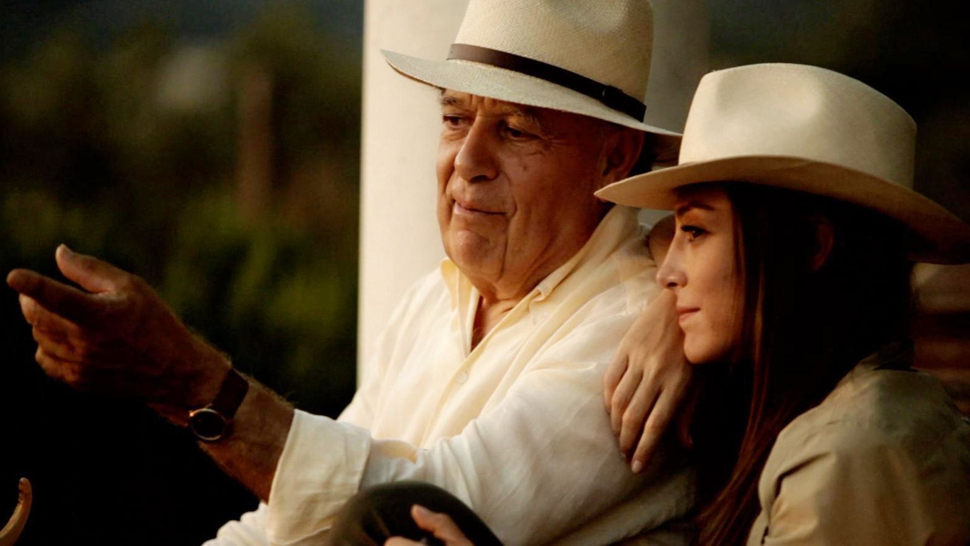 Carlos Falcó, junto a su hija Tamara en una imagen de archivo