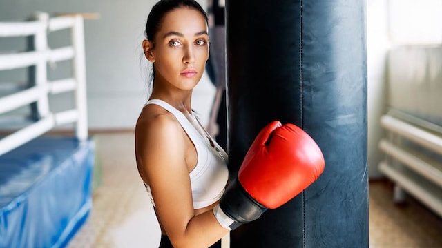 mujer boxeo
